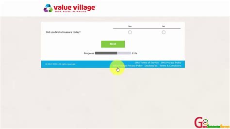 Value Village Customer Satisfaction Survey .